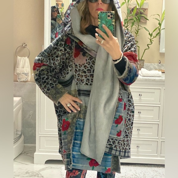 Johnny Was Biya Sherpa Hoodie Jacket Super Cozy 🧥🤗 - Picture 6 of 14